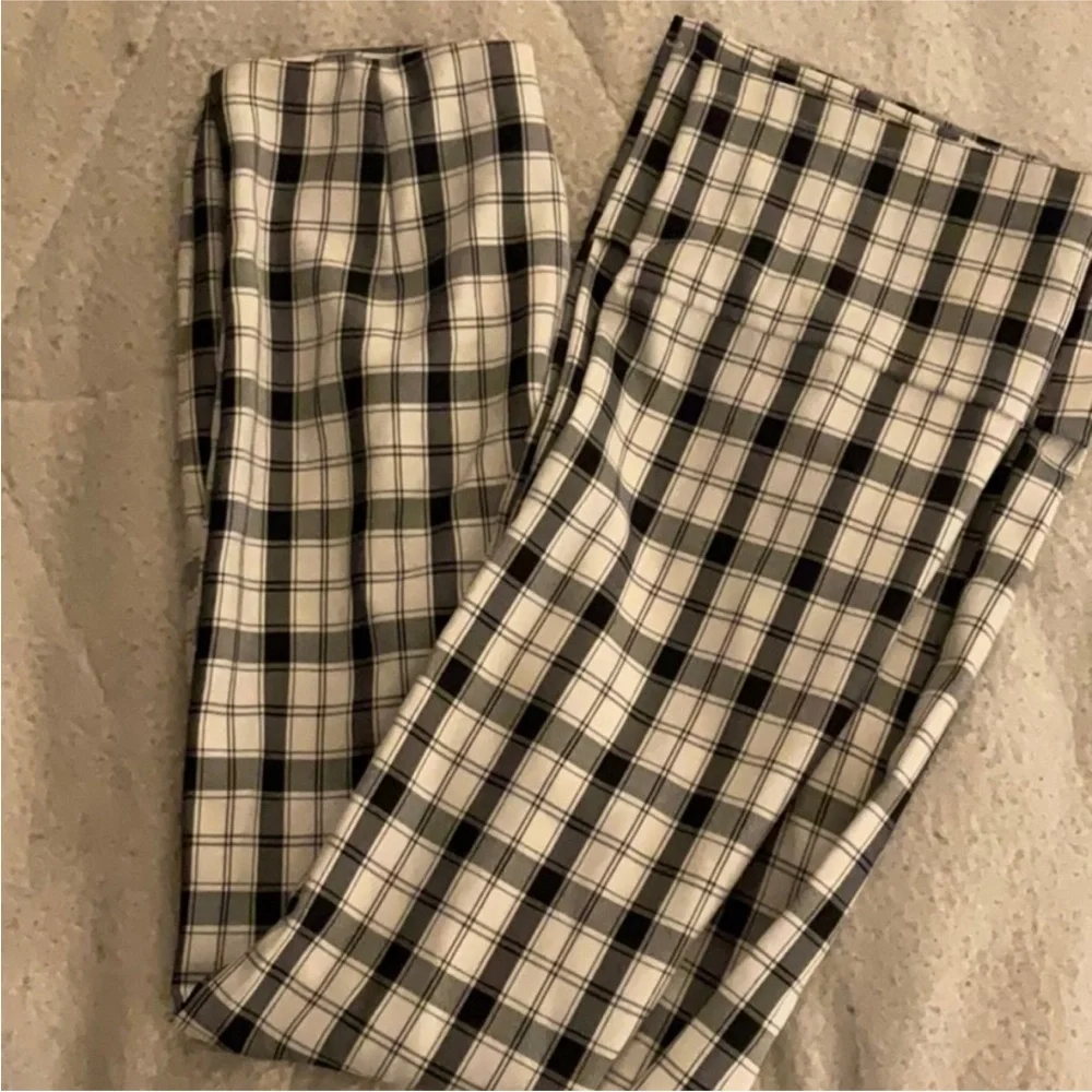 Princess Polly Checkered Pants in Black and White size 6 - Picture 6 of 12